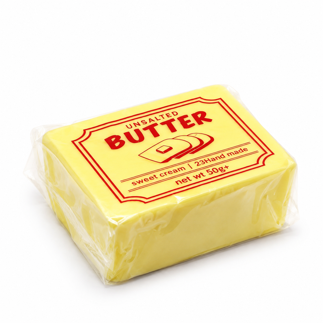 Butter-Squishy-Spielzeug – langsam zurückkehrend, PU, realistisches Essen