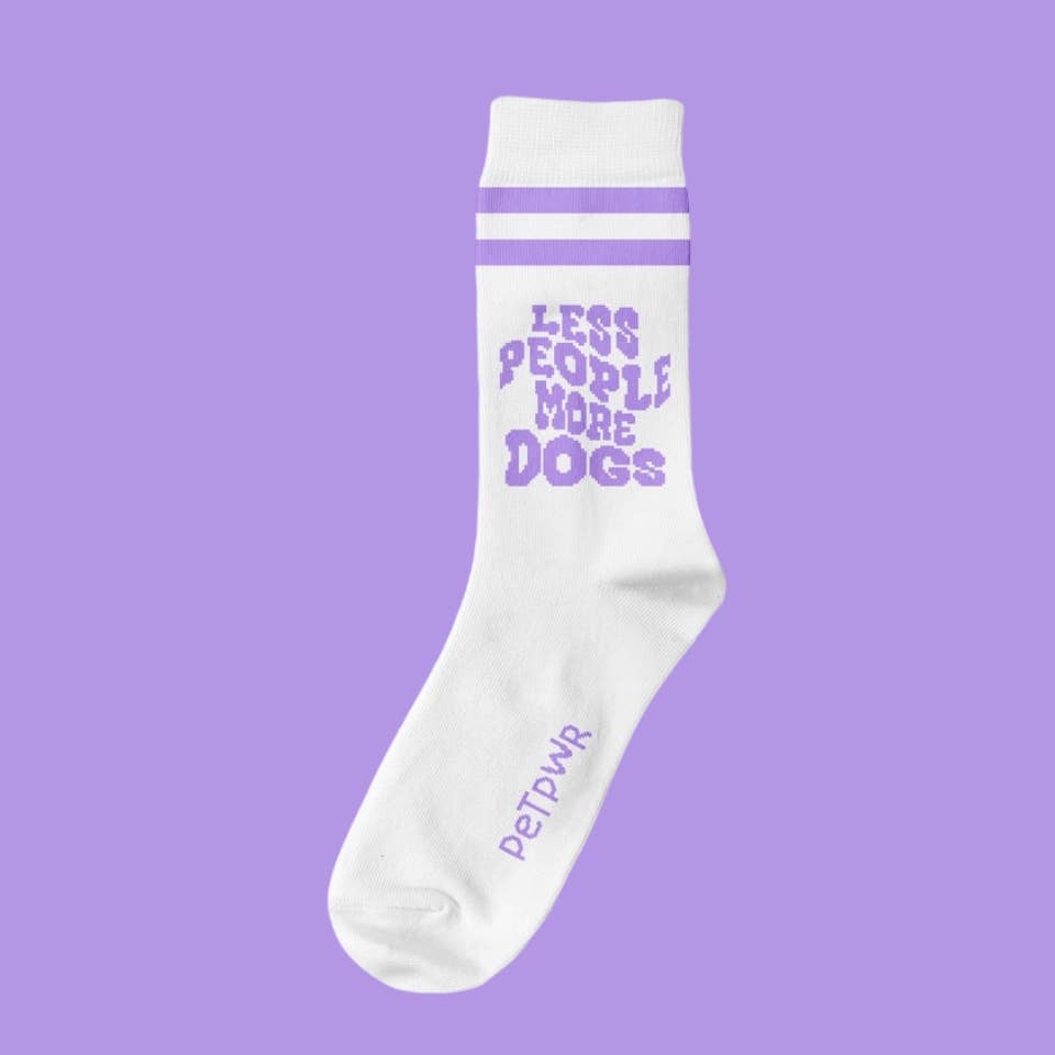 Socken "Weniger Menschen, mehr Hunde" 🐶