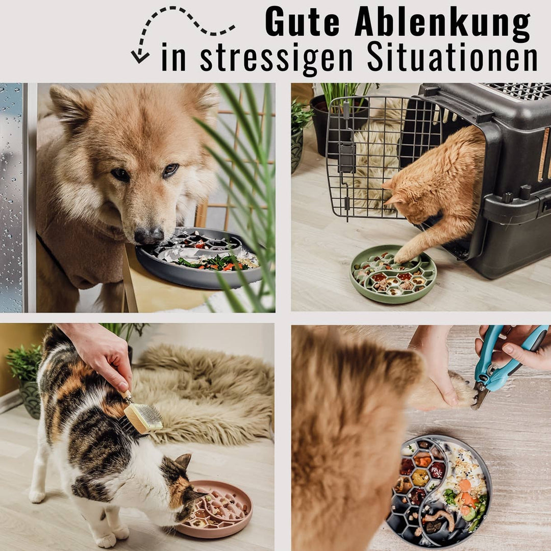 Ne&no® Anti-Schlingnapf / Schleckschale für Hunde & Katzen