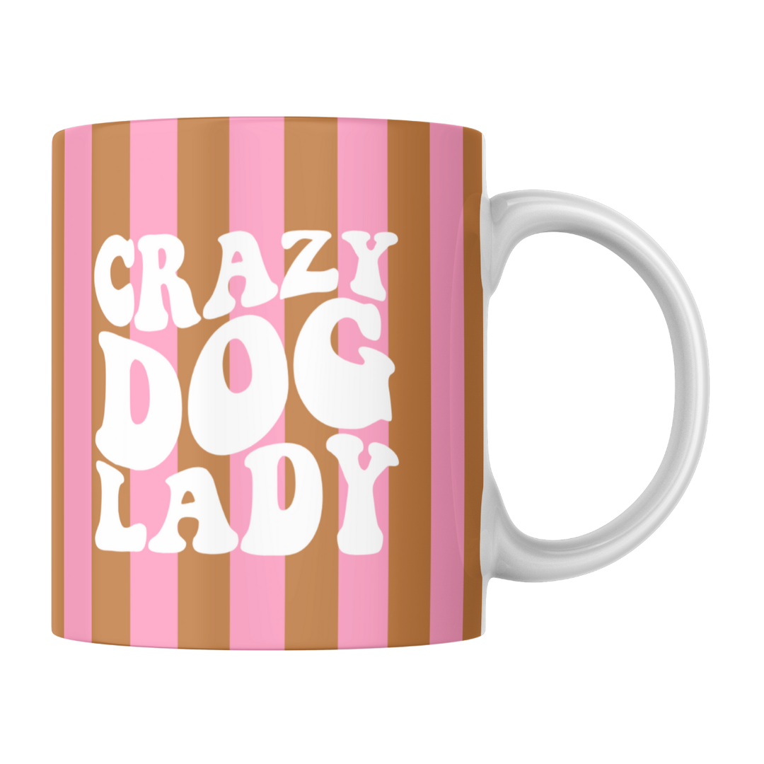 Tasse verrückte Hundeliebhaberin