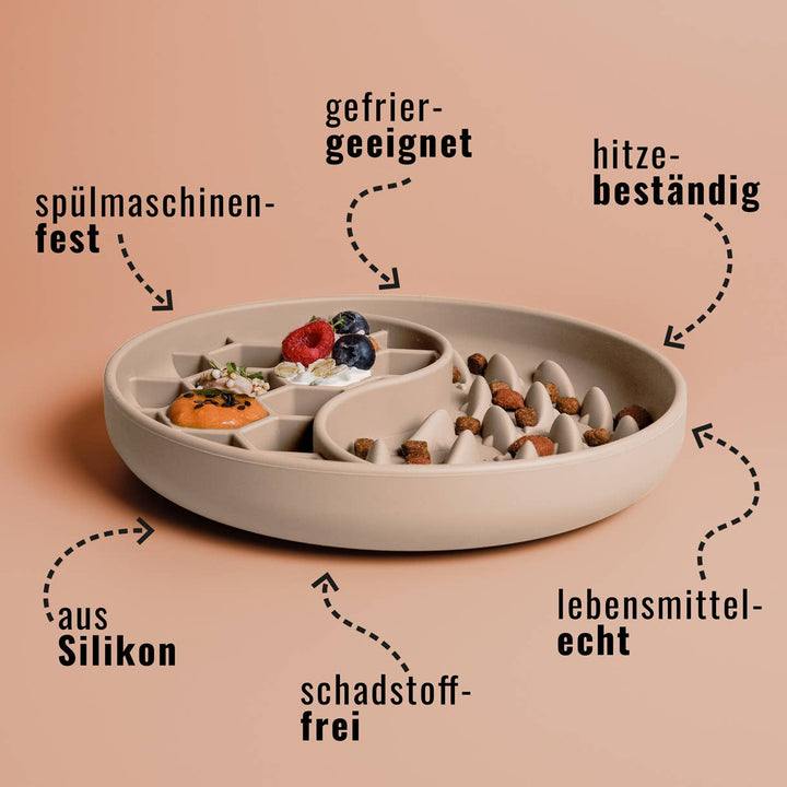 Ne&no® Anti-Schlingnapf / Schleckschale für Hunde & Katzen