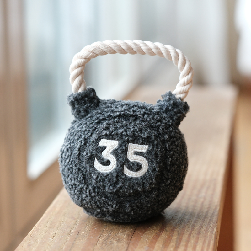 KETTLEBELL // BESCHÄFTIGUNGSSPIELZEUG FÜR HUNDE // ZERR- UND APPORTIERSPIELZEUG