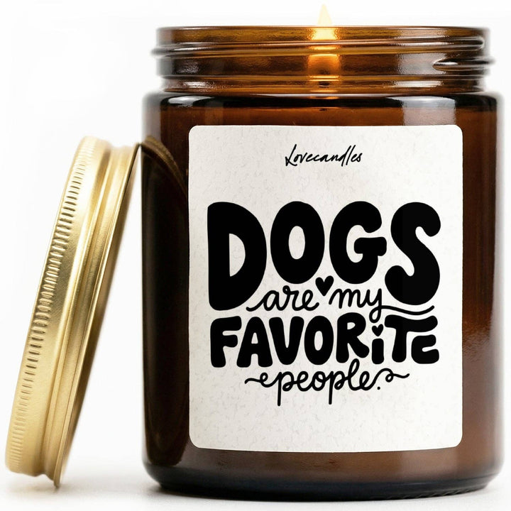 Duftkerze - Dogs are my favorite people