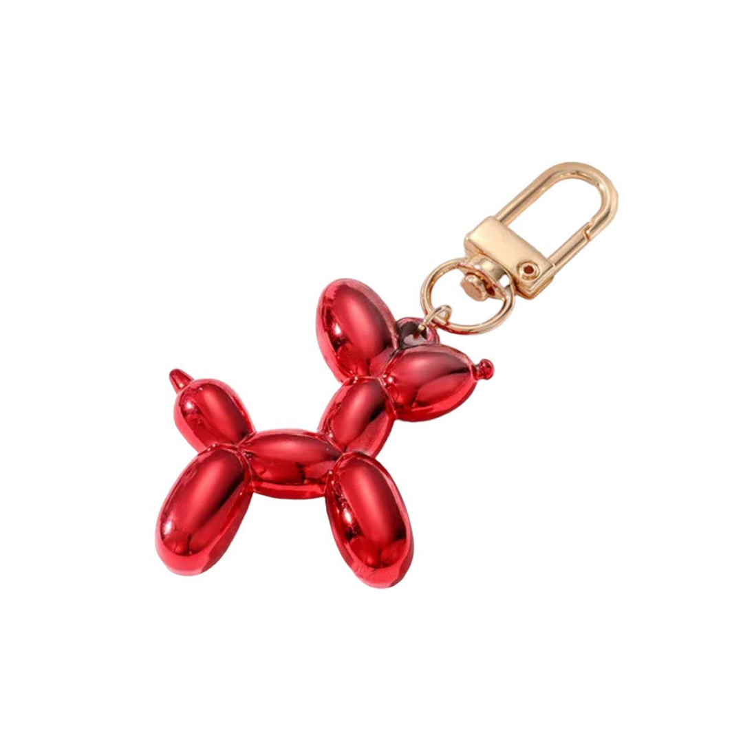Mini-Schlüsselanhänger mit Ballonhund aus Harz