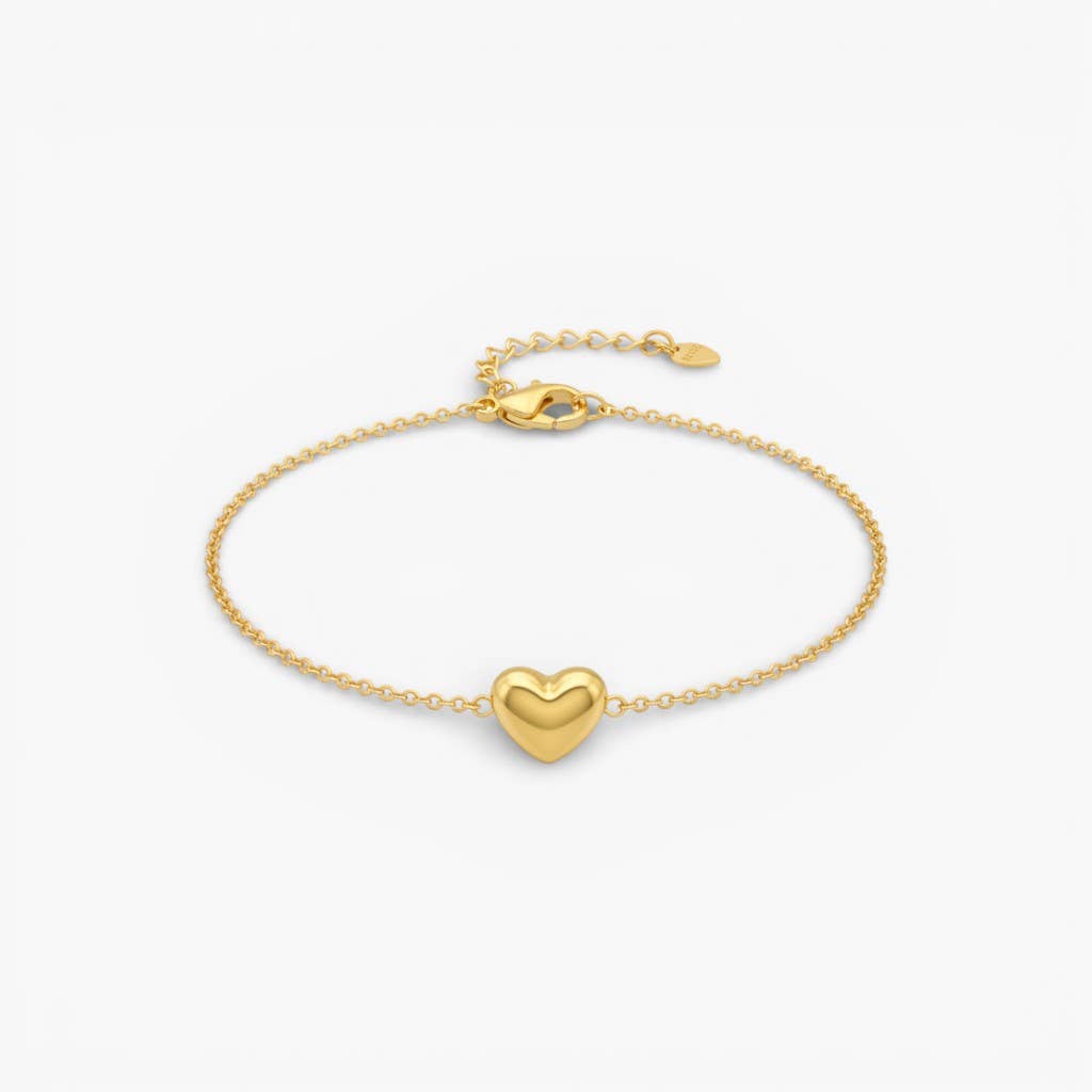 Minimalistisches wasserdichtes Herzarmband